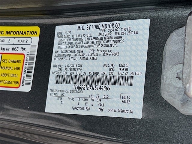 2022 Ford Mustang EcoBoost