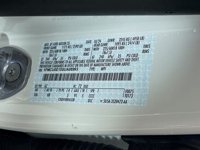 2025 Ford Escape Plug-In Hybrid Base
