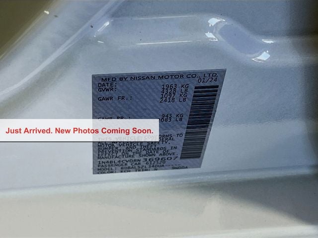 2024 Nissan Altima 2.5 SR