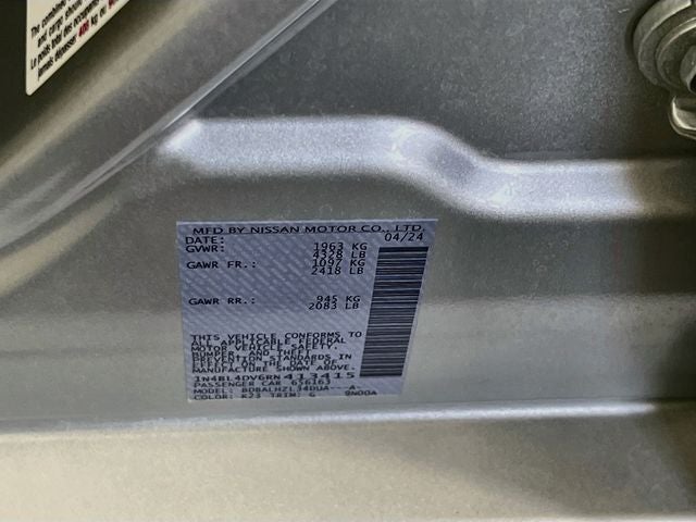 2024 Nissan Altima 2.5 SV