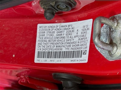 2020 Honda Civic Sport