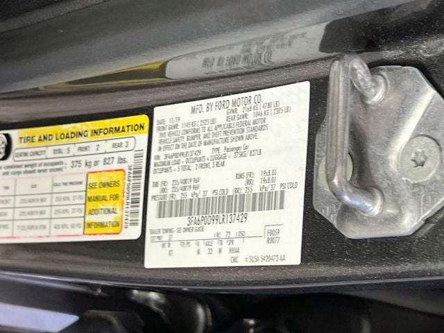 2020 Ford Fusion Titanium