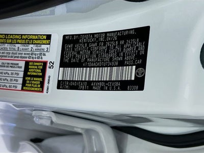 2026 Toyota Camry SE