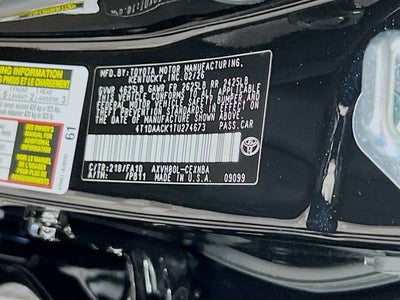 2026 Toyota Camry LE