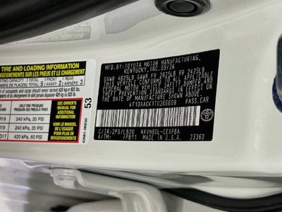 2026 Toyota Camry XSE