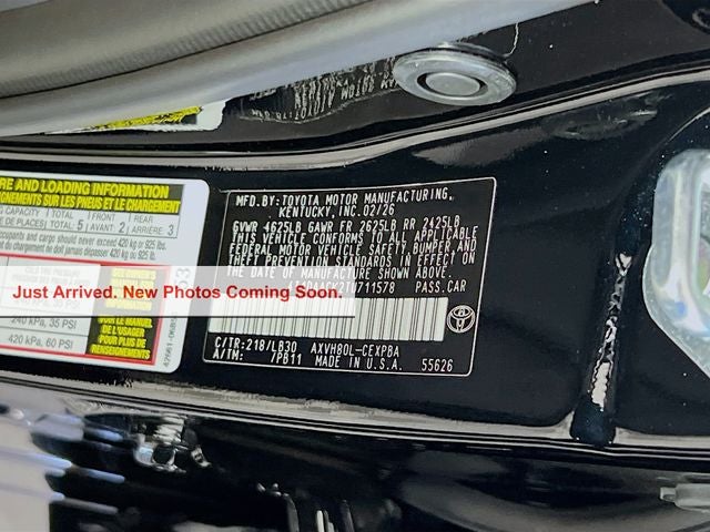 2026 Toyota Camry XSE