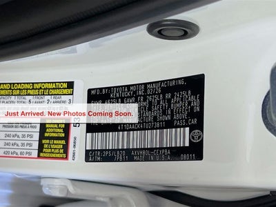 2026 Toyota Camry XSE