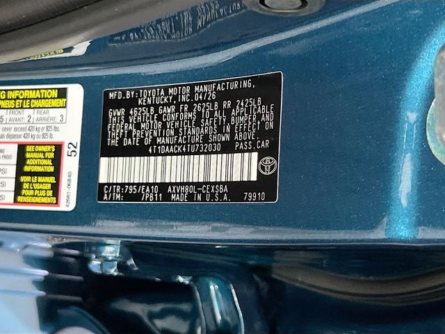 2026 Toyota Camry SE