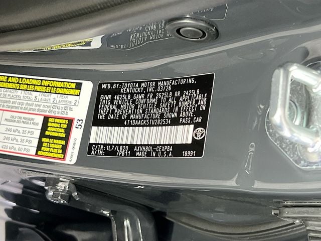 2026 Toyota Camry XSE