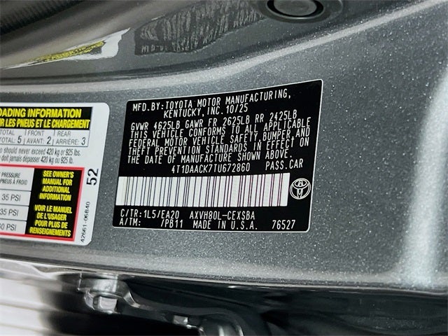 2026 Toyota Camry SE