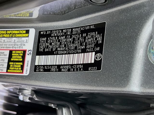 2026 Toyota Camry XSE