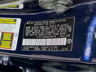 2021 Toyota Camry SE