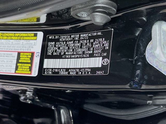 2023 Toyota Camry XSE