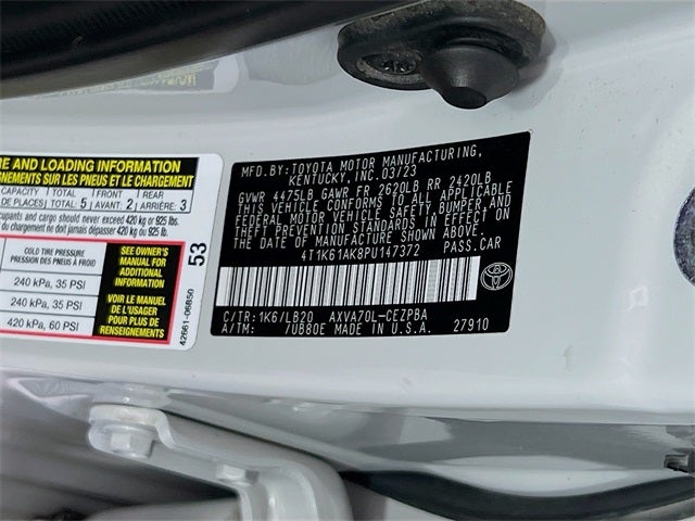 2023 Toyota Camry XSE