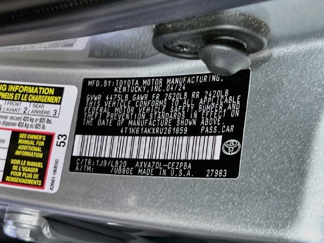 2024 Toyota Camry XSE