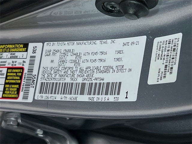 2021 Toyota Tacoma SR5 V6