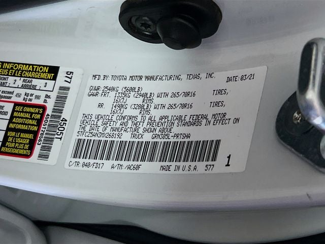 2021 Toyota Tacoma TRD Off-Road V6