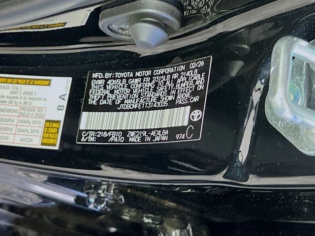 2026 Toyota Corolla Hybrid LE