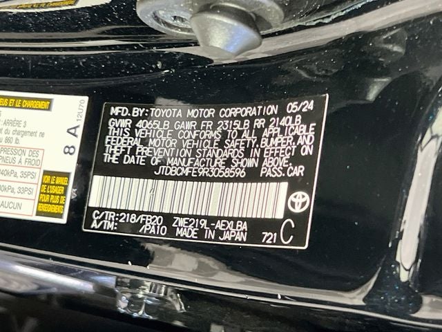 2024 Toyota Corolla Hybrid LE