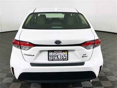 2025 Toyota Corolla Hybrid LE