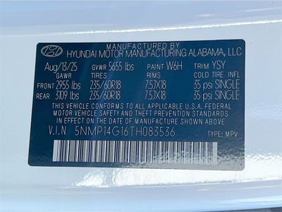 2026 Hyundai SANTA FE HYBRID SE