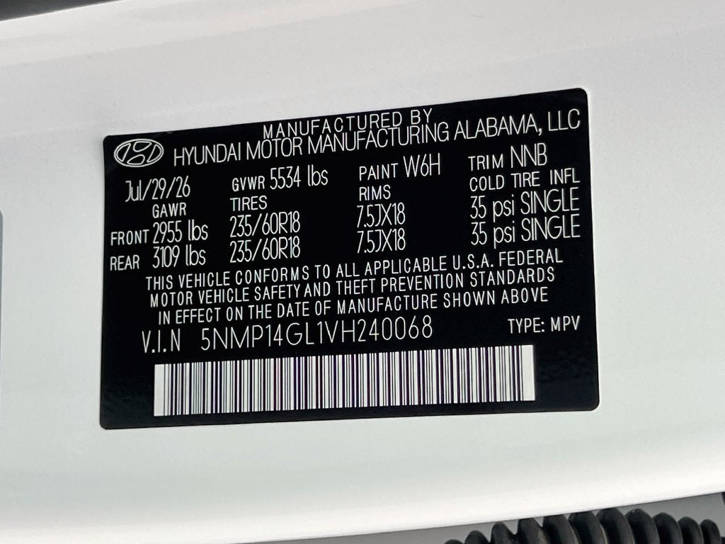 2027 Hyundai SANTA FE SE FWD