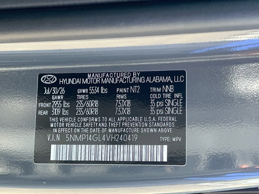 2027 Hyundai SANTA FE SE FWD