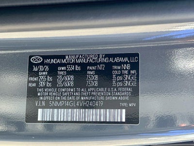 2027 Hyundai SANTA FE SE FWD