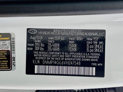 2027 Hyundai SANTA FE SE FWD