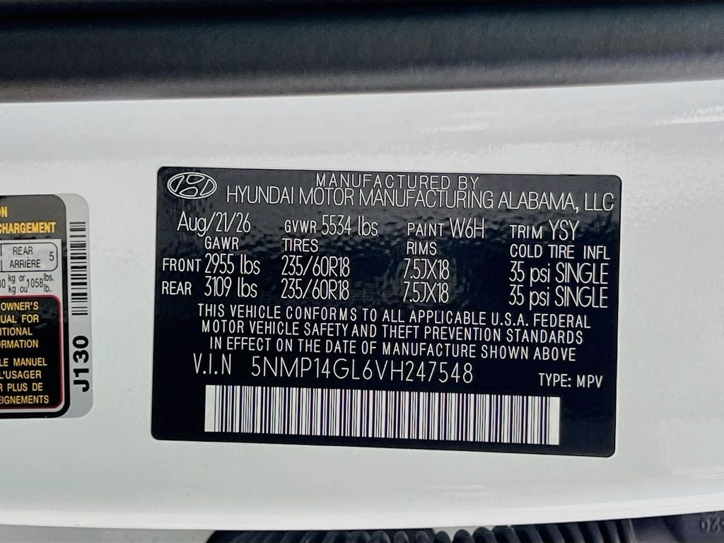 2027 Hyundai SANTA FE SE FWD