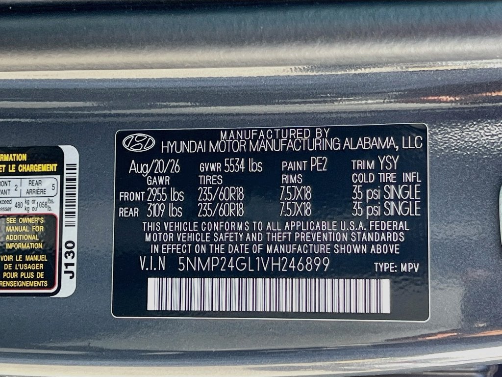 2027 Hyundai SANTA FE SEL FWD