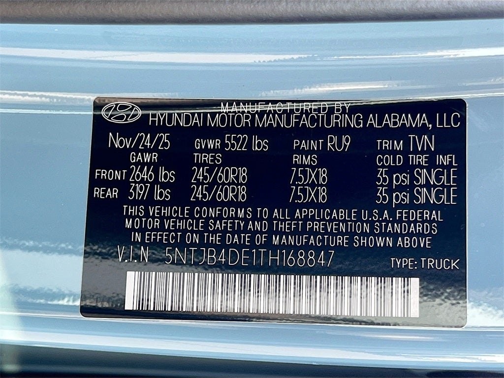 2026 Hyundai SANTA CRUZ SEL FWD