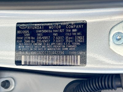 2026 Hyundai TUCSON HYBRID Blue