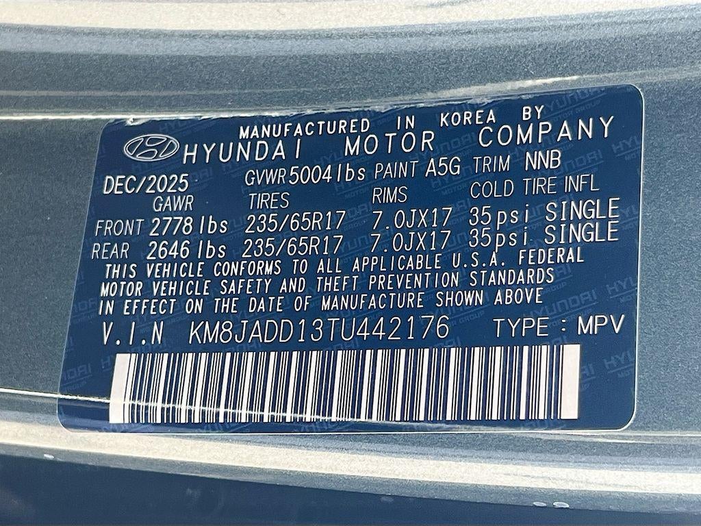 2026 Hyundai TUCSON HYBRID Blue