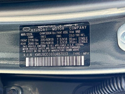 2026 Hyundai TUCSON HYBRID SEL AWD