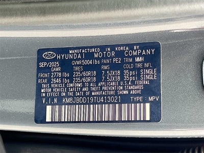 2026 Hyundai TUCSON HYBRID SEL AWD