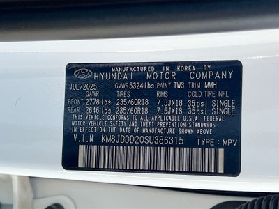 2025 Hyundai TUCSON PLUG-IN HYBRID SEL