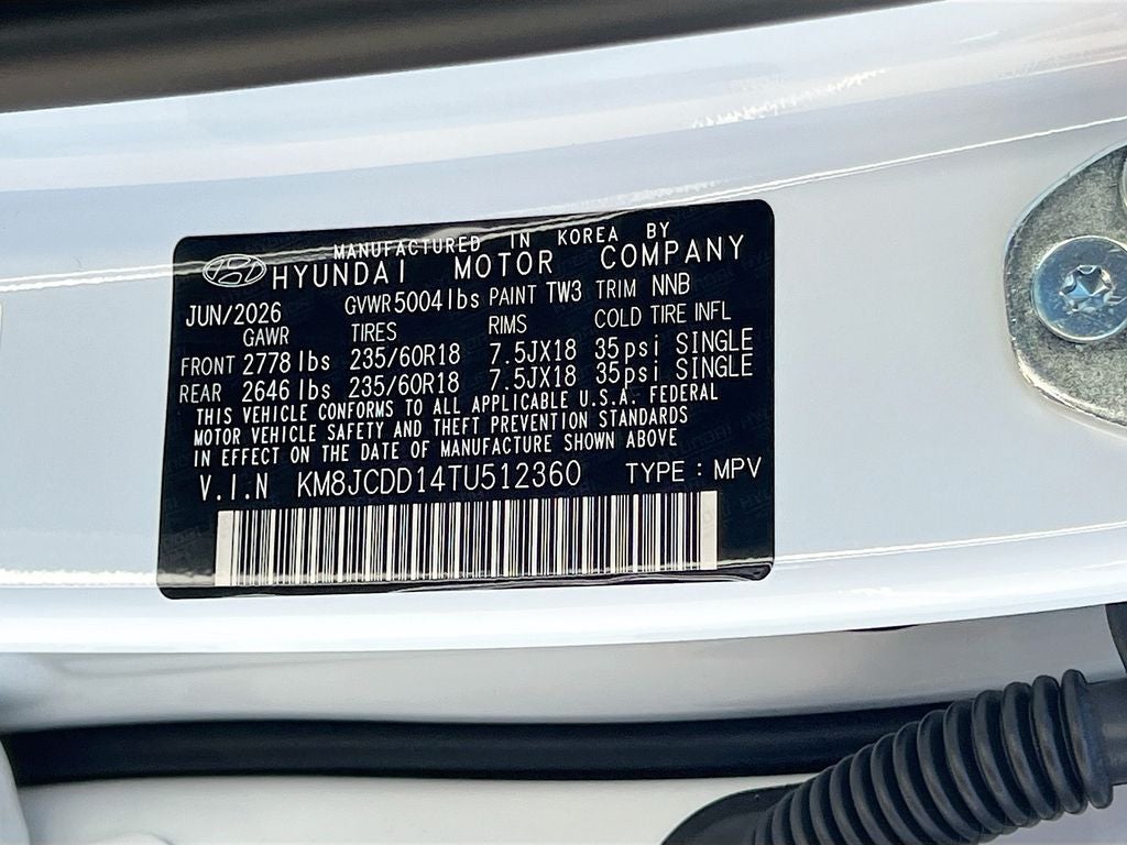 2026 Hyundai TUCSON HYBRID SEL Convenience