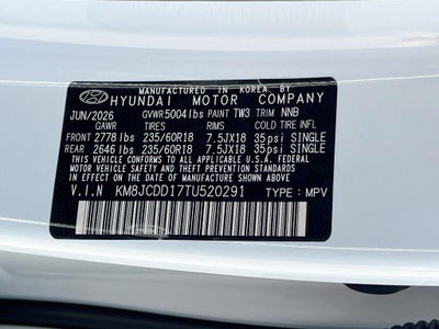 2026 Hyundai TUCSON HYBRID SEL Convenience