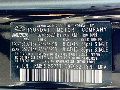 2026 Hyundai PALISADE SE FWD