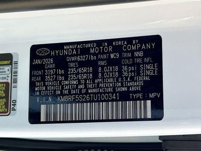 2026 Hyundai PALISADE SE FWD