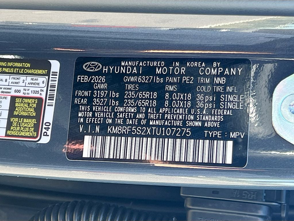 2026 Hyundai PALISADE SE FWD