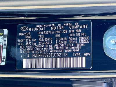 2026 Hyundai PALISADE SE AWD