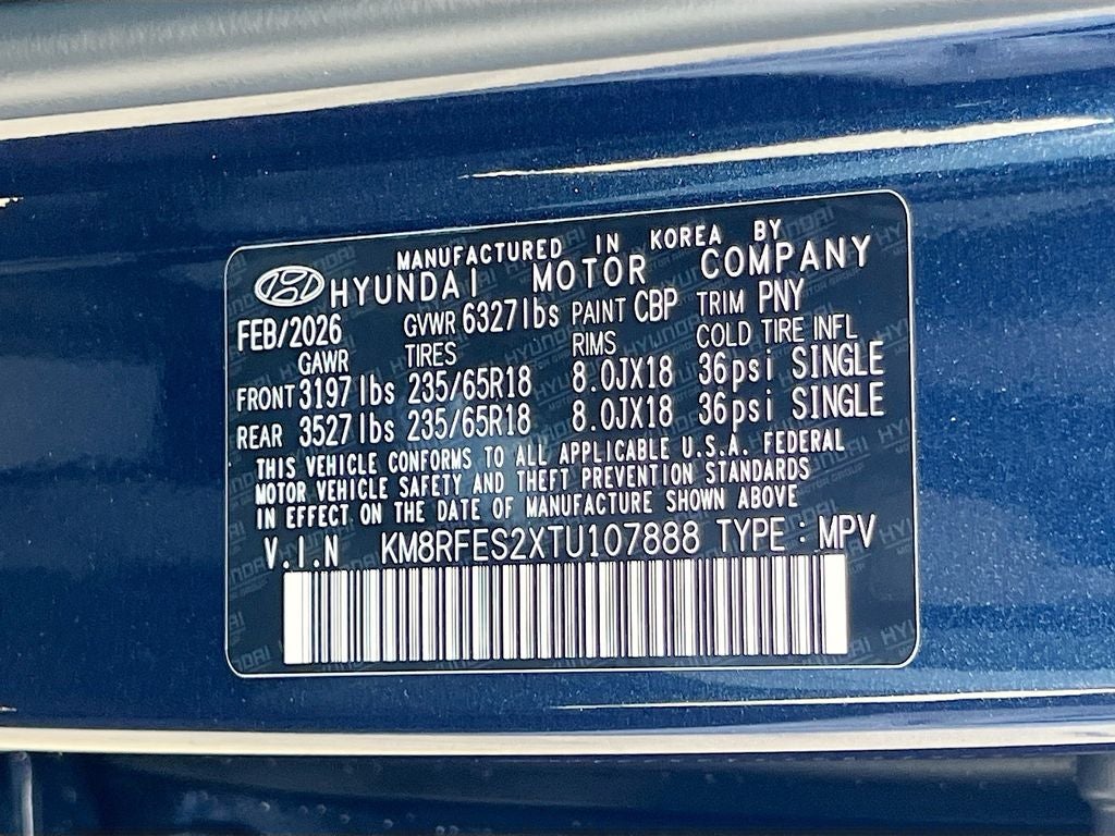 2026 Hyundai PALISADE SE AWD