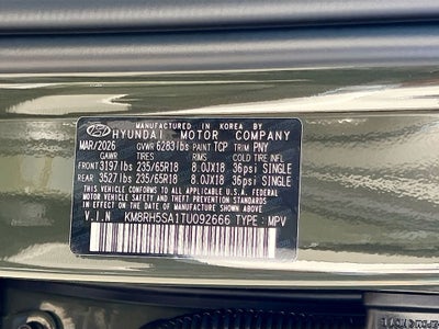 2026 Hyundai PALISADE HYBRID Blue SEL Premium 7P