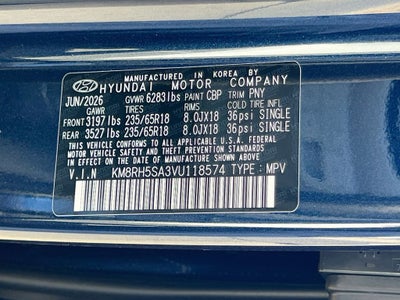 2027 Hyundai PALISADE HYBRID Blue SEL Premium 7P