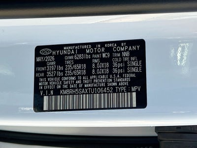 2026 Hyundai PALISADE HYBRID Blue SEL Premium