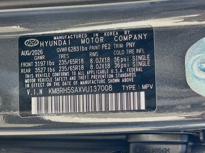 2027 Hyundai PALISADE HYBRID Blue SEL Premium 8P