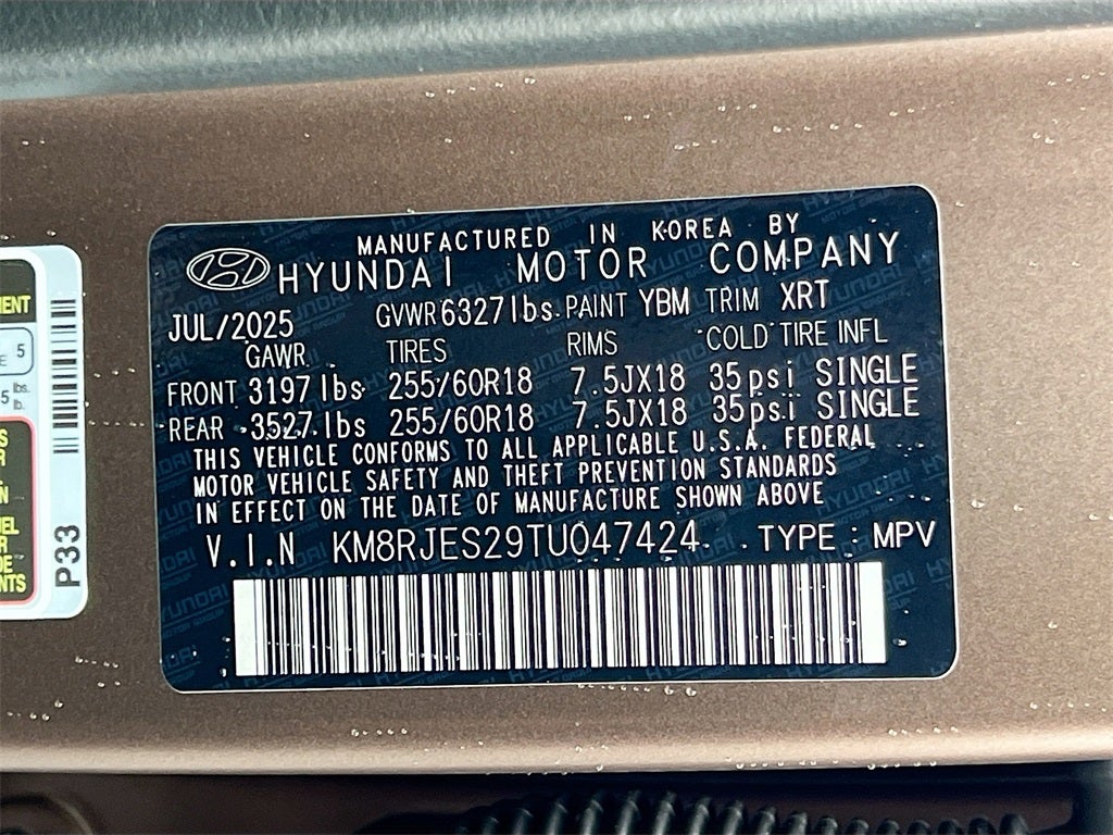2026 Hyundai PALISADE XRT Pro