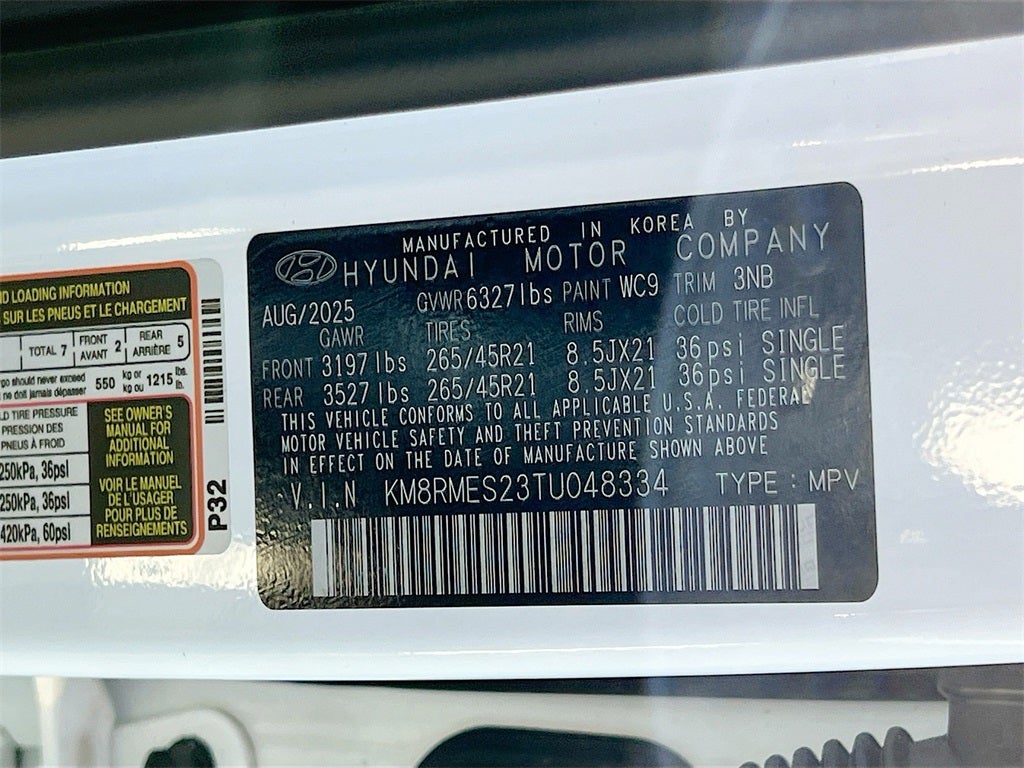 2026 Hyundai PALISADE Calligraphy AWD